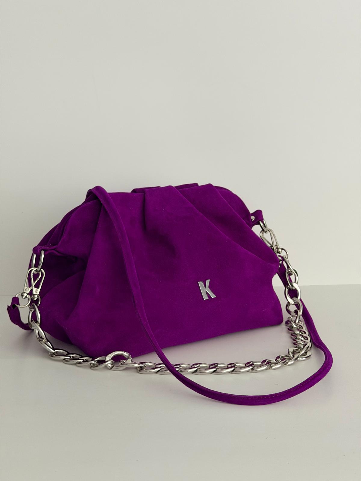 Livia Fuchsia Suede torba 